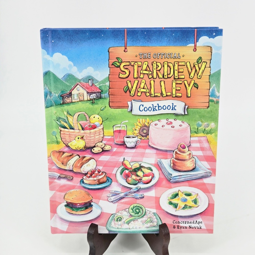The Official Stardew Valley Cookbook Hardcover ConcernedApe Video Game Book EUC